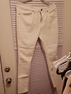 Buffalo David Bitton Men's Slim White Jeans 34x30
